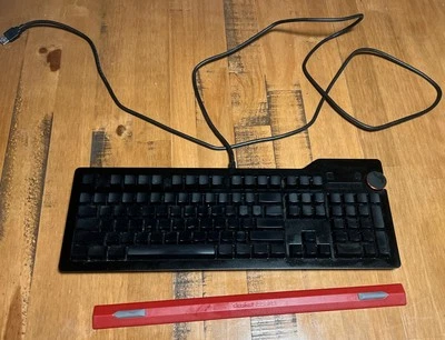 Das Keyboard 4 Ultimate Blank Wired Mechanical Keyboard, Cherry MX Blue Switches - Image 1 of 4