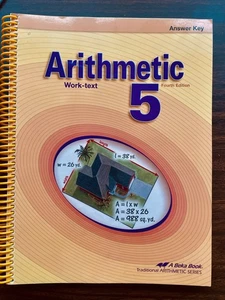 Abeka Arithmetic 5 Fourth Edition Answer Key - Picture 1 of 6