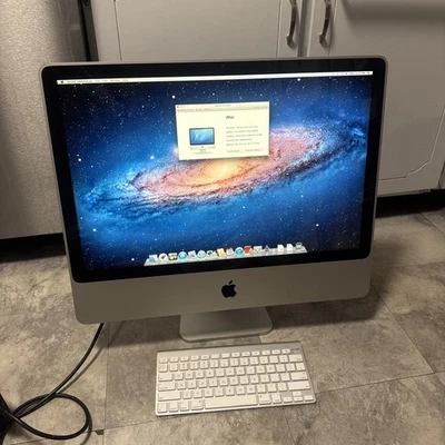 Apple iMac 24 polegadas "Core 2 Duo" 3.06 (início de 2008) 500GB HD 4GB RAM OS 10.7.5 Reed - Imagem 1 de 4
