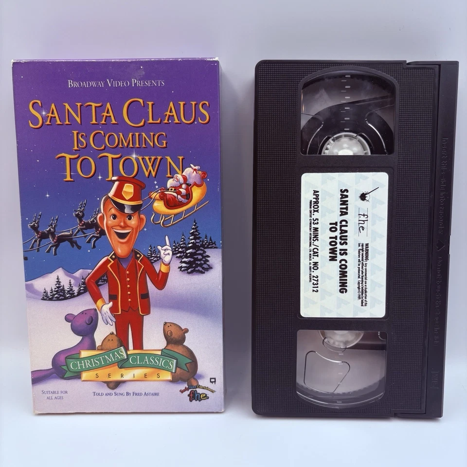 Santa Claus is Coming to Town Christmas Classics VHS Tape 1993 Vintage - Image 1 of 1