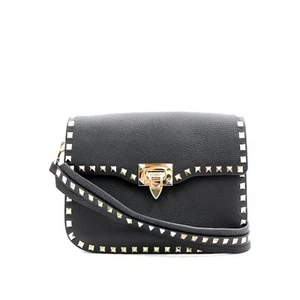 Bolso de hombro y bandolera Valentino Rockstud negro XW9B0C25VSL 34379233 - Imagen 1 de 6