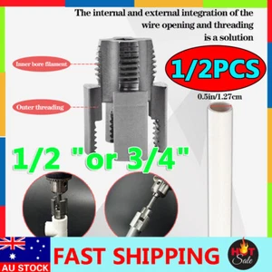 1/2PCS Internal/External Thread Pvc Pipe Threader Kit Waterpipe Tapping Tool QT - Picture 1 of 15