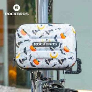 ROCKBROS Faltrad Fronttasche Hartschale Fahrrad Lenkertasche passend Brompton - Bild 1 von 25