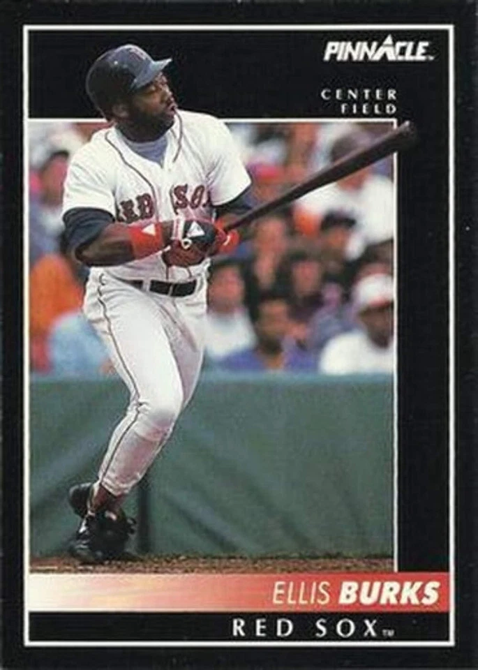 #26 Ellis Burks - Boston Red Sox - 1992 Pinnacle Baseball - Image 1 of 1