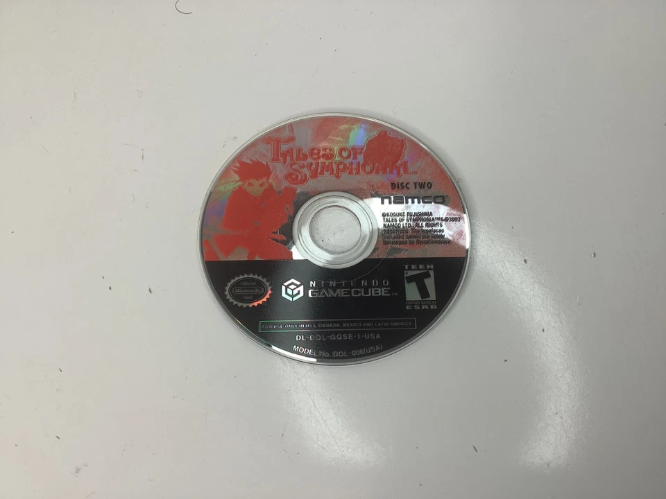 Tales of Symphonia Disc 2 Only for Nintendo GameCube - Image 1 of 2