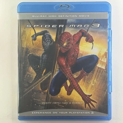 Spider-Man 3 (Blu-ray) (VG) (W/Case) - Image 1 of 2