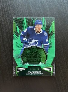 2022-23 SPx Finite Rookies Green /199 Cole Koepke #F-45 Rookie Lightning RC