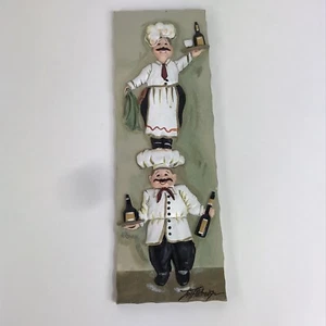 Italian Chefs' Wine By Joy Alledredge Hanging Plaque 3.25”/ 9.5” - Picture 1 of 8