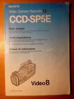 Mode d'emploi caméra video SONY CCD-SP5E