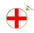 England St George Cross Round Lapel Pin Badge