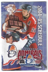 2004-05 Milwaukee Admirals AHL Hockey Schedule !!! Milwaukee Journal Sentinel