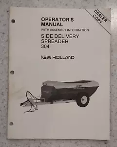 NUEVO MANUAL DE OPERADOR/PROPIETARIO HOLLAND - ESPARCIDOR DE ENTREGA LATERAL - 304 - Imagen 1 de 2