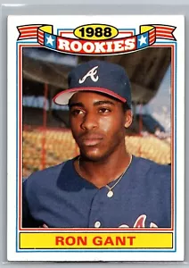 Carta Baseball 1989 Topps #9 Ron Gant 1988 Rookies Atlanta Braves MLB - Foto 1 di 2