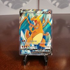 Charizard V 153/172 Full Art Brilliant Stars Pokemon Card NM