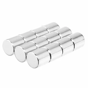 3/8 x 3/8 Zoll Neodym Seltene Erden Scheibenmagnete N52 (12er Pack) - Bild 1 von 2