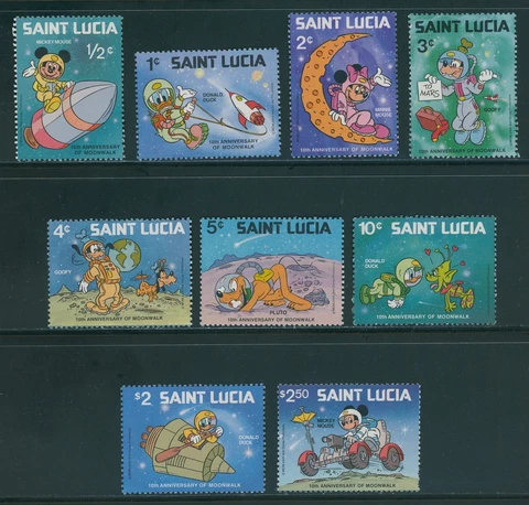 St. Lucia Scott #491-499 MNH Int'l Year of the Child IYC Disney CV$5+ 396331 Cover