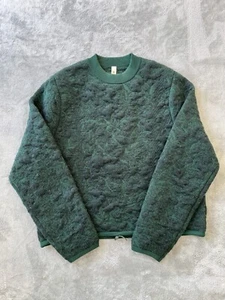 Suéter Lululemon Jacquard Multi Textura Cuello Redondo 4 Verde Elástico Mangas Largas - Imagen 1 de 19