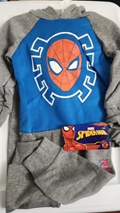 Marvel Spider-Man Kids 2-piece Outfit/Set Hoodie & Sweatpants 2T 3T 4T - Picture 1 of 5