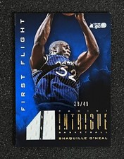 2012-13 Shaquille O'Neal Panini Intrigue First Flight Unis #6 SN/49