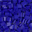 Miyuki Tila 2-Hole Square Beads 5Mm Opaque Cobalt Blue 7.2Gm Mbtl-414