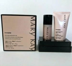 Mary Kay Timewise Microdermabrasion Set Refine Replenish Step 1 Step 2 2.5 1 oz - Picture 1 of 9