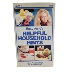 Betty-Anne's Helpful Household Hints Vol. 1 Vintage Home Organization Tips Book - Imagen 1 de 3