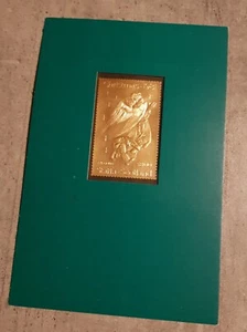 SCOTLAND CHRISTMAS -  STAMP FOIL GOLD - Picture 1 of 1