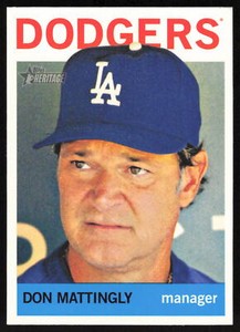 2013 Topps Heritage #101 Don Mattingly     MGR Los Angeles Dodgers Card