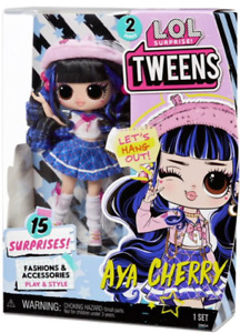LOL Surprise Tweens Series 2 Fashion Doll Aya Cherry with 15 Surprises Including