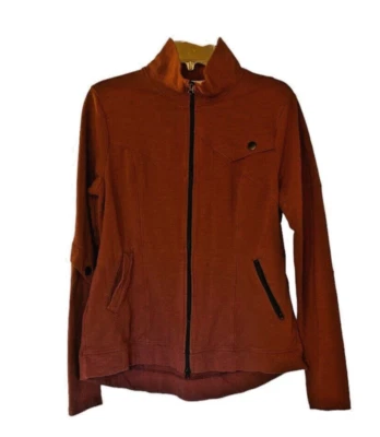 Chaqueta Cabi Para Mujer M Borgoña Cremallera Completa Ocio Informal Entrenamiento Ropa de Salón Foto 1 de 4