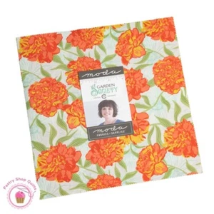 Moda GARDEN SOCIETY Crystal Manning LAYER CAKE 42 10" Squares Quilting Fabric - Picture 1 of 6