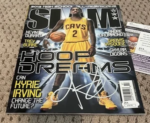 KYRIE IRVING SIGNED SLAM MAGAZINE CAVS BASKETBALL JSA AUTOGRAPH AUTO DUKE - Picture 1 of 1