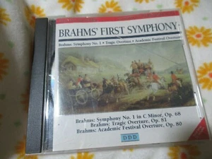 Brahms First Symphony No. 1 CD - Imagen 1 de 4