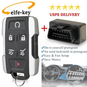 for Chevrolet Suburban Tahoe GMC Yukon Keyless Remote Key Fob + Programmer Tool - Picture 1 of 10