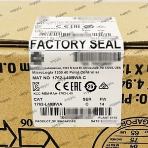 New 1762-L40BWA MicroLogix 1200 40 Point Controller 1762-L40BWA 1pcs - Picture 1 of 1
