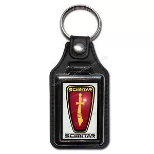 Portachiavi/Portachiavi Reliant Scimitar ecopelle rettangolare - Foto 1 di 1