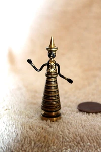 Vintage Messing Figur von Hans Teppich - Deborah - Bild 1 von 3