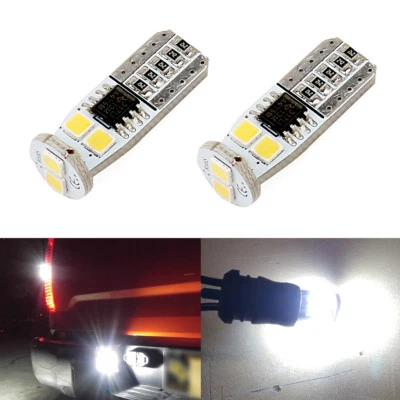 Total 1000LM 6000K Blanco T10 168 194 2825 W5W Etiqueta Placa Bombillas Foto 1 de 4