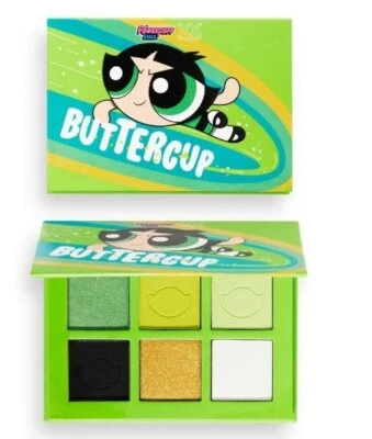 POWERPUFF GIRLS - BUTTERCUP - 6 Shade Color Pan Eyeshadow Palette - New In Box - Image 1 of 2