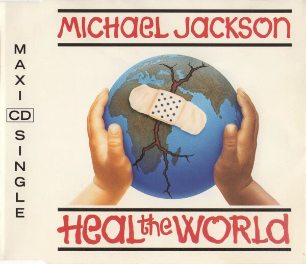 Michael Jackson - Heal The World - Used Vinyl Record 7 - Y34z - Image 1 of 1