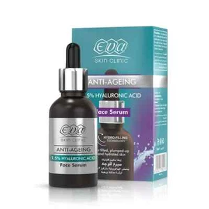 Eva Hyaluronsäure-Serum, 100 % reine Haut, Anti-Aging, feuchtigkeitsspendend - Bild 1 von 5