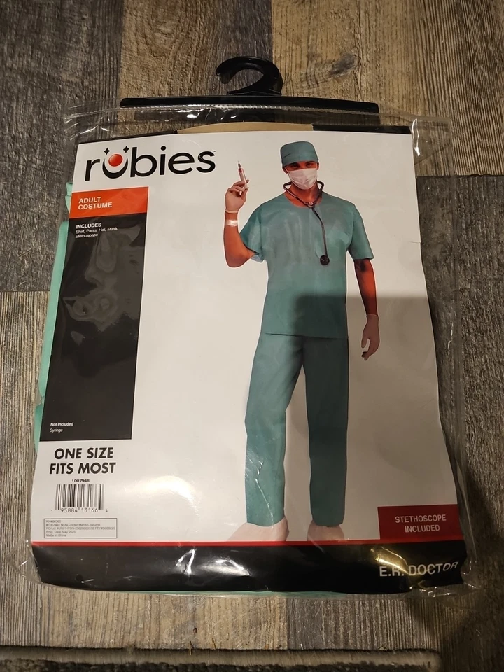 Nuevo Disfraz Médico Cirujano Médico Adulto Foto 1 de 2