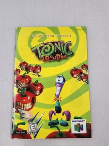tonic trouble n64 Instuction Manual And Inserts  - Picture 1 of 6