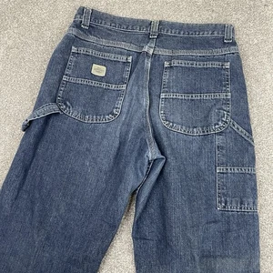 Salopette Lee vintage jeans da falegname uomo 32x32 (vestibilità 31x32) skater Y2K denim - Foto 1 di 14