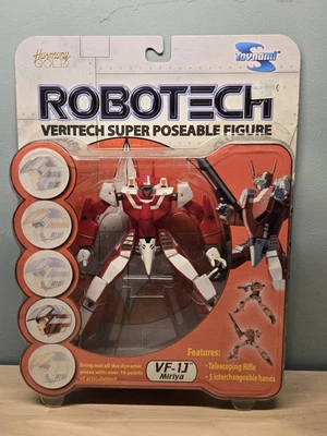 Toynami Robotech VF-1J Miriya Veritech Super Poseable Figure Harmony Gold - Image 1 of 3