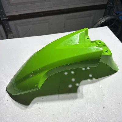 Kawasaki OEM Front Green Fender 2010-2025 KLX110 KLX 110 R L 10-25 35004-0148 - Image 1 of 4