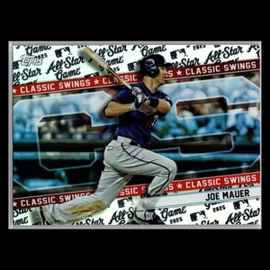2025 Topps - #CS-24 Joe Mauer Classic Swings - Minnesota Twins - Picture 1 of 2