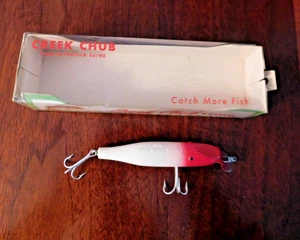 VINTAGE CREEK CHUB PIKIE LURE 900 in BOX with ORDER FORM / CREEK CHUB BAIT CO. - Picture 1 of 16