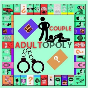 Couple Adult Opoly Board Game Date Night Creative Conversations Monopoly card UK - Picture 1 of 11