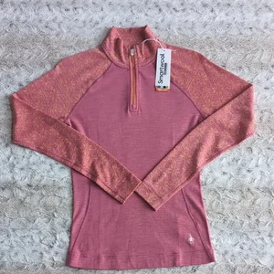 Smartwool Classic Thermal Merino Wool Base Layer 1/4 Zip NWT Small - Picture 1 of 4